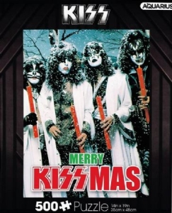 Kiss - Merry Kissmas 500 pc Jigsaw Puzzle ryhmässä MERCH @ Bengans Skivbutik AB (4414653)