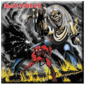 Iron Maiden - Iron Maiden Fridge Magnet: Number Of The ryhmässä MERCH @ Bengans Skivbutik AB (457539)