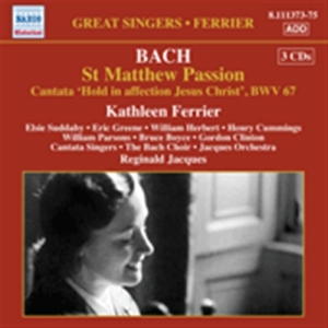 Bach - St Matthew Passion ryhmässä CD @ Bengans Skivbutik AB (502966)