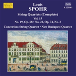 Spohr - Quartets Nos 19 And 22 ryhmässä ME SUOSITTELEMME / Joululahjavinkki: CD @ Bengans Skivbutik AB (502977)