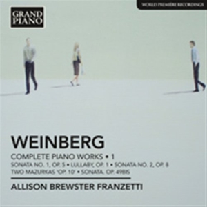 Weinberg - Complete Piano Works Vol 1 ryhmässä ME SUOSITTELEMME / Joululahjavinkki: CD @ Bengans Skivbutik AB (504383)