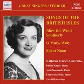 Ferrier Kathleen - Songs Of The British Isles ryhmässä CD @ Bengans Skivbutik AB (508323)