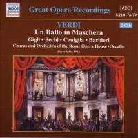 Verdi Giuseppe - Un Ballo In Maschera ryhmässä ME SUOSITTELEMME / Joululahjavinkki: CD @ Bengans Skivbutik AB (509697)