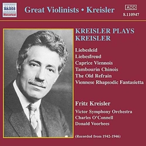 Kreisler Fritz - Plays Kreisler ryhmässä ME SUOSITTELEMME / Joululahjavinkki: CD @ Bengans Skivbutik AB (510452)