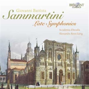 Sammartini - Late Symphonies ryhmässä CD @ Bengans Skivbutik AB (512125)