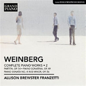 Weinberg - Piano Works Vol 2 ryhmässä CD @ Bengans Skivbutik AB (518674)