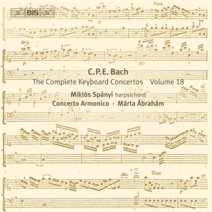 Cpe Bach - Keyboard Concertos Vol 18 ryhmässä CD @ Bengans Skivbutik AB (520803)