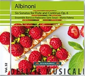 Albinoni - Six Sonatas For Flute And Continuo ryhmässä CD @ Bengans Skivbutik AB (528014)