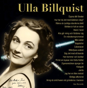 Billquist Ulla - Ulla Billquist ryhmässä CD @ Bengans Skivbutik AB (540758)