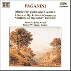 Paganini Nicolo - Music For Violin & Guitar 1 ryhmässä CD @ Bengans Skivbutik AB (540768)