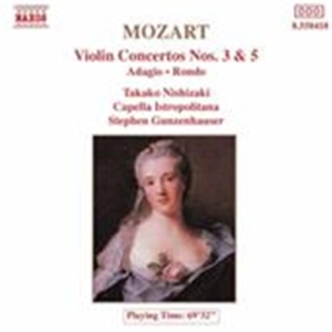 Mozart W A - Violin Concertos 3 & 5 ryhmässä CD @ Bengans Skivbutik AB (540788)