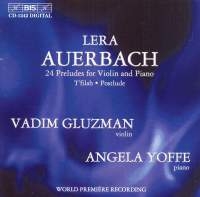 Auerbach Lera - 24 Violin Preludes ryhmässä CD @ Bengans Skivbutik AB (543049)