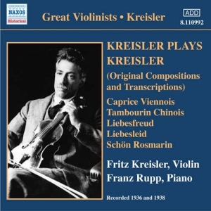 Kreisler Fritz - Kreisler Plays Kre ryhmässä ME SUOSITTELEMME / Joululahjavinkki: CD @ Bengans Skivbutik AB (545217)