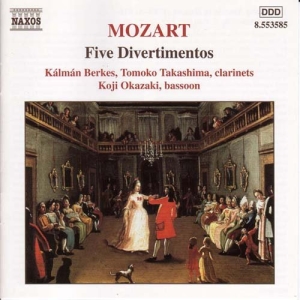 Mozart Wolfgang Amadeus - Five Divertimentos ryhmässä ME SUOSITTELEMME / Joululahjavinkki: CD @ Bengans Skivbutik AB (545251)