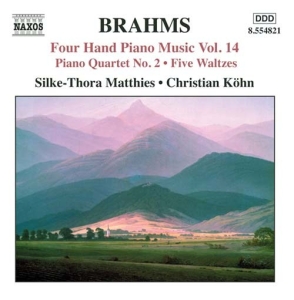 Brahms Johannes - Four Hand Piano Music 14 ryhmässä CD @ Bengans Skivbutik AB (545456)