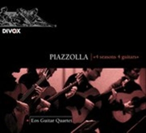 Piazzolla - 4 Seasons 4 Guitars ryhmässä ME SUOSITTELEMME / Joululahjavinkki: CD @ Bengans Skivbutik AB (545783)