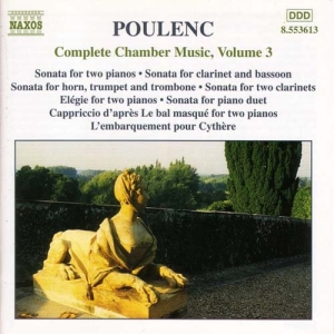 Poulenc Francis - Complete Chamber Music Vol 3 ryhmässä ME SUOSITTELEMME / Joululahjavinkki: CD @ Bengans Skivbutik AB (546481)