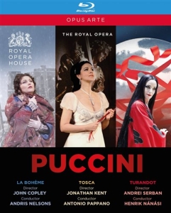 Puccini G. - La Bohème, Tosca & Turandot (Bd) ryhmässä DVD & BLU-RAY @ Bengans Skivbutik AB (5503340)