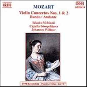 Mozart W A - Violin Concertos 1 & 2 ryhmässä ME SUOSITTELEMME / Joululahjavinkki: CD @ Bengans Skivbutik AB (5503755)