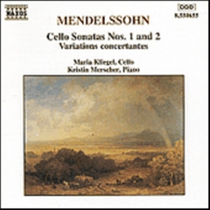 Mendelssohn Felix - Cello Sonatas 1 & 2 ryhmässä CD @ Bengans Skivbutik AB (5503762)