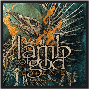 Lamb Of God - Omens Standard Patch ryhmässä MERCH @ Bengans Skivbutik AB (5506460)