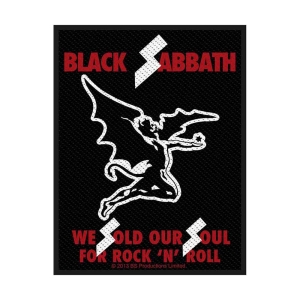 Black Sabbath - Sold Our Souls Retail Packaged Patch ryhmässä MERCH @ Bengans Skivbutik AB (5508611)