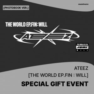 Ateez - The World Ep.Fin : Will (Random) + Sw ryhmässä Minishops / K-Pop Minishops / ATEEZ @ Bengans Skivbutik AB (5508646)