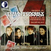 Tschaikowsky/Schostakowitsch - String Quartet No 1 ryhmässä ME SUOSITTELEMME / Joululahjavinkki: CD @ Bengans Skivbutik AB (5509043)