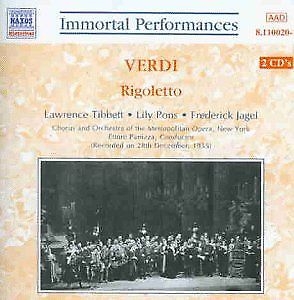 Verdi Giuseppe - Verdi:Rigoletto ryhmässä ME SUOSITTELEMME / Joululahjavinkki: CD @ Bengans Skivbutik AB (5510027)