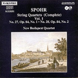 Spohr Louis - String Quartet Op 84 1 & 2 ryhmässä ME SUOSITTELEMME / Joululahjavinkki: CD @ Bengans Skivbutik AB (5510093)