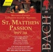 Bach Johann Sebastian - St. Matthew Passion (Bwv 244) ryhmässä ME SUOSITTELEMME / Joululahjavinkki: CD @ Bengans Skivbutik AB (5510430)