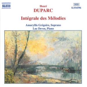 Duparc Henri - Duparc:Integrale Des Melodies ryhmässä CD @ Bengans Skivbutik AB (5510994)