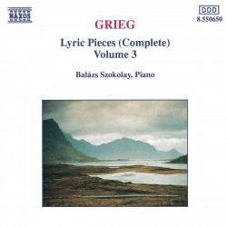 Grieg Edvard - Lyric Pieces Vol 3 ryhmässä ME SUOSITTELEMME / Joululahjavinkki: CD @ Bengans Skivbutik AB (5511068)