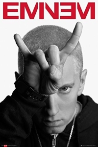 Eminem - Poster Horns 91,5 X 61 ryhmässä MERCHANDISE / Merch / Hip Hop-Rap @ Bengans Skivbutik AB (5511419)