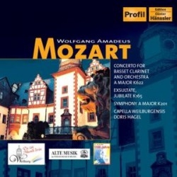 Mozart - Concerto For Basset Clarinet ryhmässä CD @ Bengans Skivbutik AB (5511454)