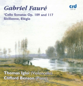 Fauré - Sonatas For Cello & Piano Opp.109 & ryhmässä Musiikki / CD-R / Klassiskt @ Bengans Skivbutik AB (5513462)