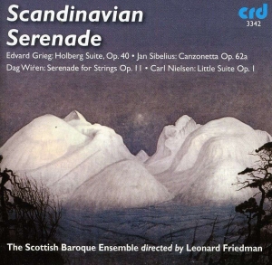 Scottish Baroque Ensemble Friedman - Scandinavian Serenade ryhmässä Musiikki / CD-R / Klassiskt @ Bengans Skivbutik AB (5513479)