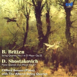 Britten / Shostakovich - String Quartet In D Op.25 / Piano Q ryhmässä Musiikki / CD-R / Klassiskt @ Bengans Skivbutik AB (5513485)