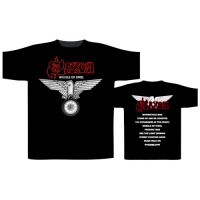 Saxon - T/S Wheels Of Steel (L) ryhmässä MERCH @ Bengans Skivbutik AB (5514039)