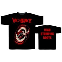 Vio-Lence - T/S Head Stomping Boots (L) ryhmässä MERCH @ Bengans Skivbutik AB (5514069)