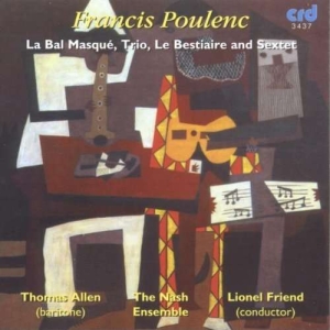 Poulenc Francis - Le Bal Masqué / Le Bestiaire ryhmässä Musiikki / CD-R / Klassiskt @ Bengans Skivbutik AB (5514208)