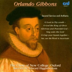 Gibbons Orlando - Second Service & Anthems ryhmässä Musiikki / CD-R / Klassiskt @ Bengans Skivbutik AB (5514220)