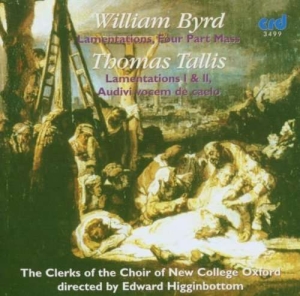 Byrd / Tallis - Lamentations ryhmässä Musiikki / CD-R / Klassiskt @ Bengans Skivbutik AB (5514262)