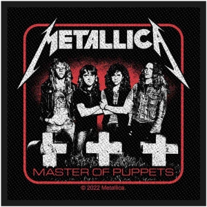 Metallica - Master Of Puppets Band Standard Patch ryhmässä MERCH @ Bengans Skivbutik AB (5514453)