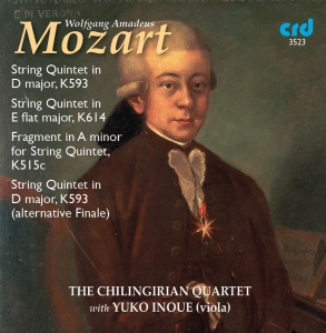 Mozart W A - String Quintets K593 & K614 ryhmässä Musiikki / CD-R / Klassiskt @ Bengans Skivbutik AB (5514520)