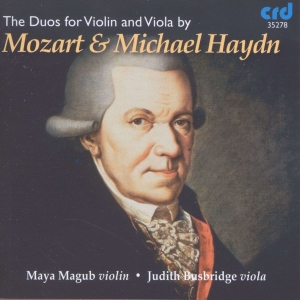 W A Mozart & Michael Haydn - Duos For Violin & Viola ryhmässä Övrigt / Klassiskt @ Bengans Skivbutik AB (5514524)