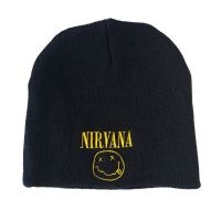 Nirvana - Hat - Smiley Logo (No Cuff) ryhmässä Minishops / Nirvana @ Bengans Skivbutik AB (5515576)