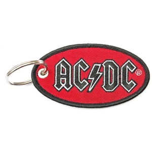 Ac/Dc  - Keychain: Oval Logo (Double Sided) ryhmässä Minishops / AC/DC @ Bengans Skivbutik AB (5516008)