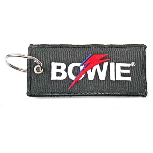 David Bowie  - Keychain: Flash Logo (Double Sided) ryhmässä Minishops / David Bowie / David Bowie Merch @ Bengans Skivbutik AB (5516009)