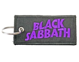 Black Sabbath - Keychain: Wavy Logo ryhmässä Minishops / Black Sabbath @ Bengans Skivbutik AB (5516010)